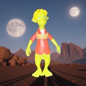 2009 JAZWAREES Planet 51 Lem Action Figure A45